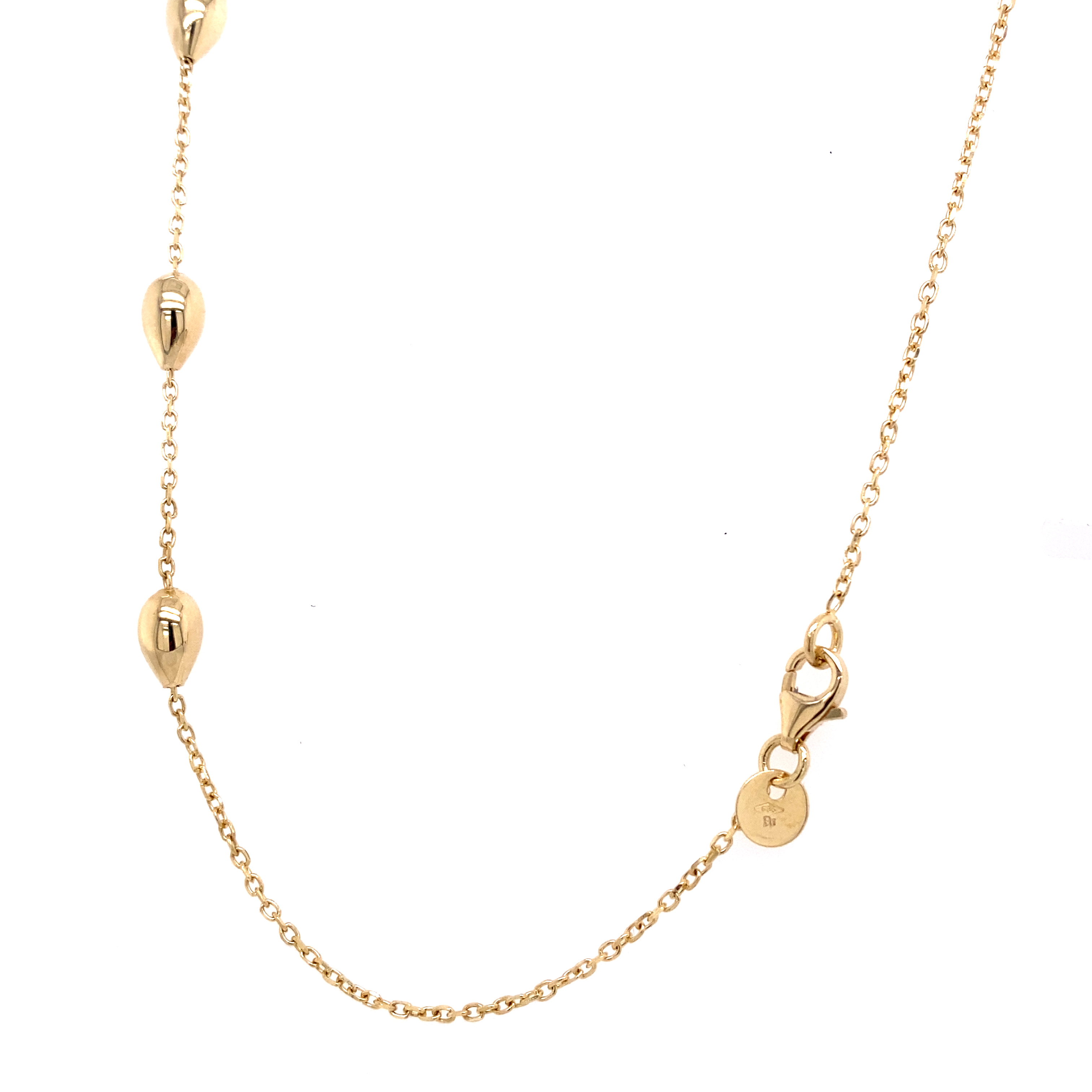 Gold necklace collier 43cm 7,4gram 14k